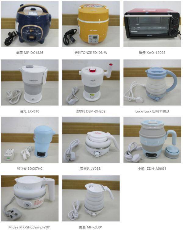 50款迷你小家电比较试验，“美菱”“康佳”等不达标！