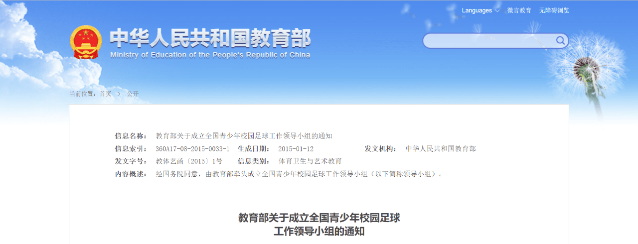 校园 不能沦为中国足球的又一 失地 教育部 工作领导小组 青少年