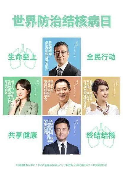 刘婧|最新宣传九宫格 全国结核病防治宣传大使齐上阵！
