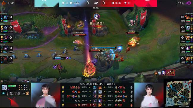 妖姬|LOL-LPL：Doggo厄斐琉斯“大盛花火”融化蛮王，BLG 2-0战胜LGD