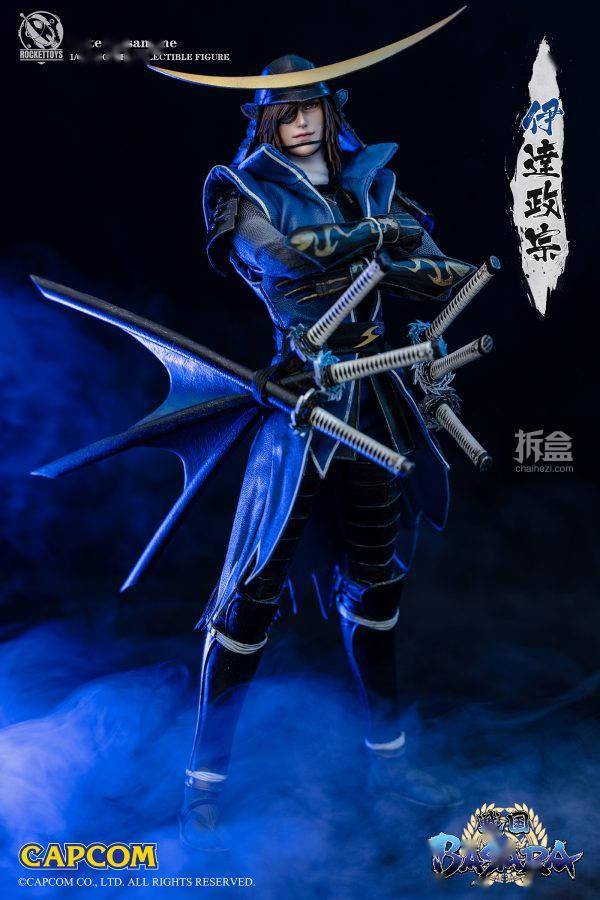 尺寸|ROCKET TOYS 战国BASARA 真田幸村 伊达政宗 1/6可动人偶