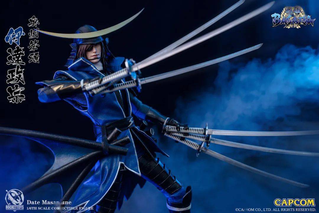 新品预定~ ROCKET TOYS 1/6 战国BASARA ROC-001伊达真田幸村_材质_真皮