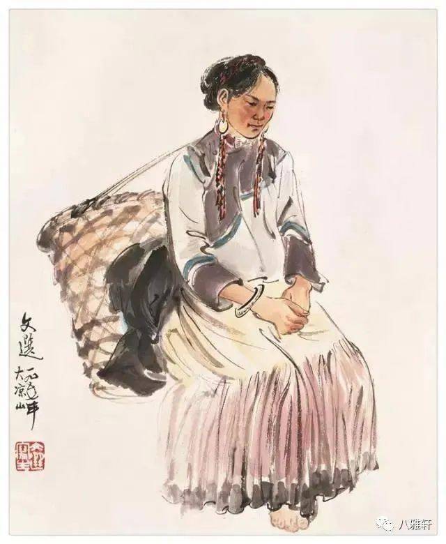 八雅轩丨【八雅丹青】 他的人物画,获奖无数_汤文选_中国画_全国