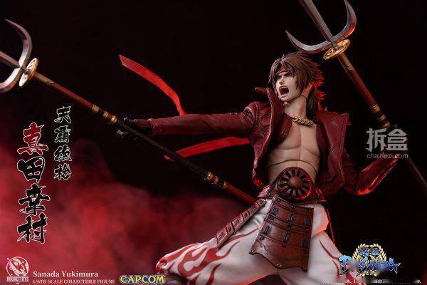 尺寸|ROCKET TOYS 战国BASARA 真田幸村 伊达政宗 1/6可动人偶