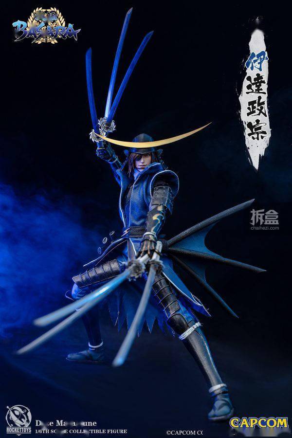 尺寸|ROCKET TOYS 战国BASARA 真田幸村 伊达政宗 1/6可动人偶