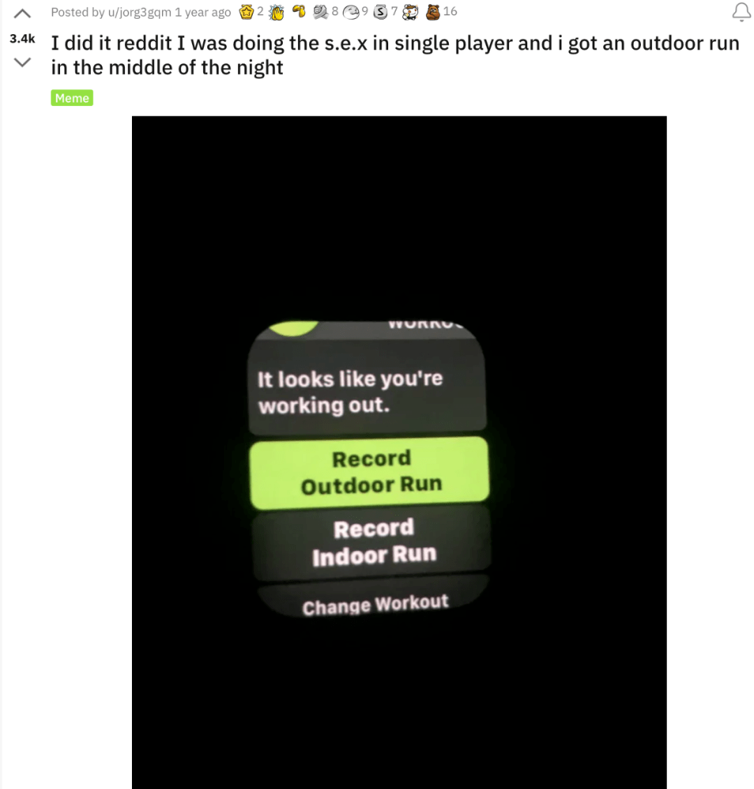 功能|夜里三点打手冲，智能手表以为我“在划船”
