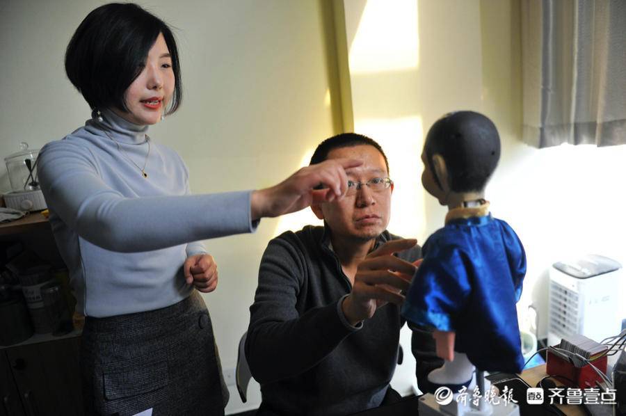 山东手造85后木偶姐姐打造木偶机器人全国巡演