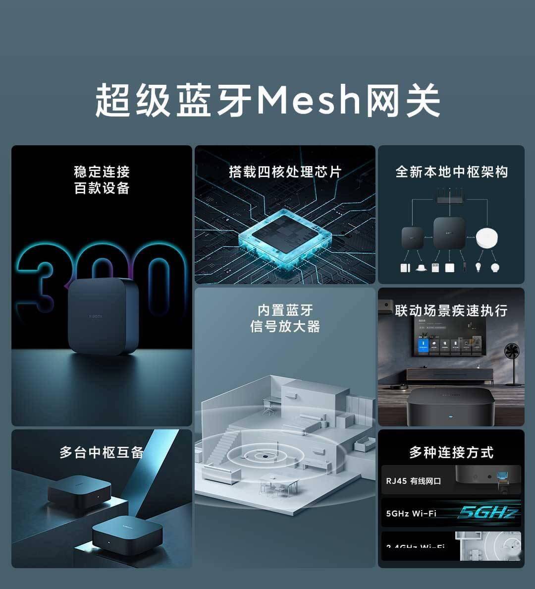 Mesh|小米中枢网关今日开启众筹：可连接百款设备，309 元