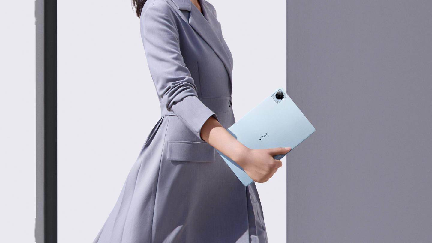 vivo Pad 平板电脑亮相：全金属一体化设计，提供蓝灰双配色