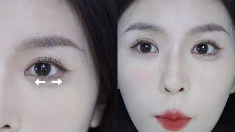 亮片有卧蚕的女生也太好看了吧!看看鞠婧祎、金晨的卧蚕妆,果然是楚楚动人!