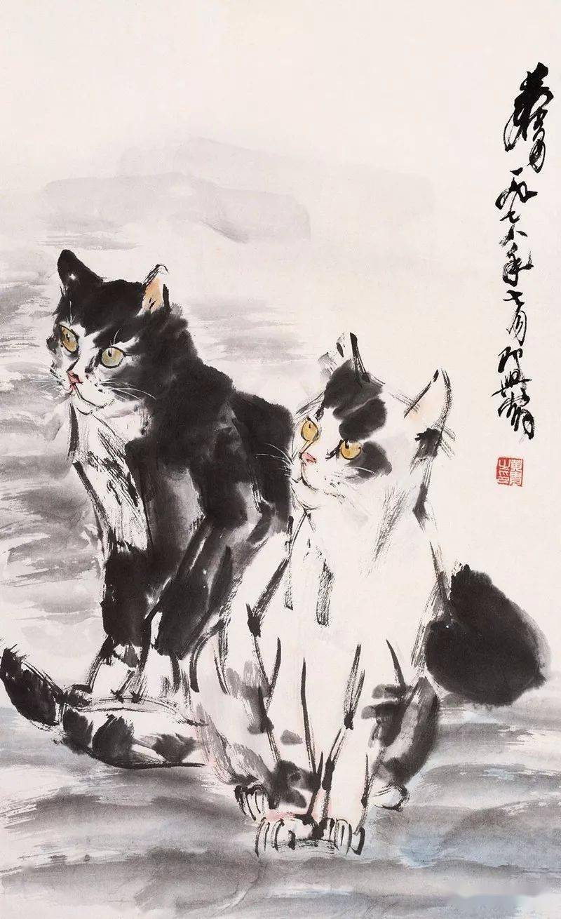 黄胄画猫比画狗还精彩