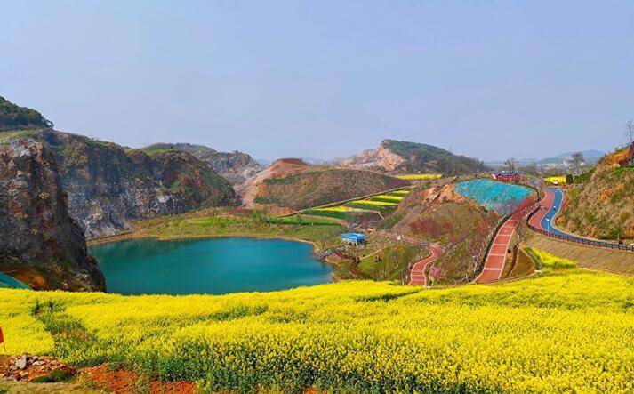 项目|废弃矿区变身“稻城亚丁” 武汉江夏灵山生态文化旅游区披彩归来