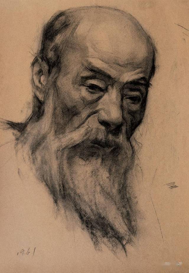 【写生】央美院长靳尚谊的素描作品_中央美院_专业_中国