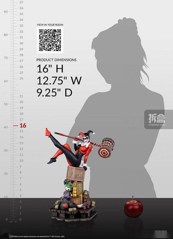 出货SIDESHOW x TWEETERHEAD 小丑女 哈莉奎茵 1/4 1/6雕像