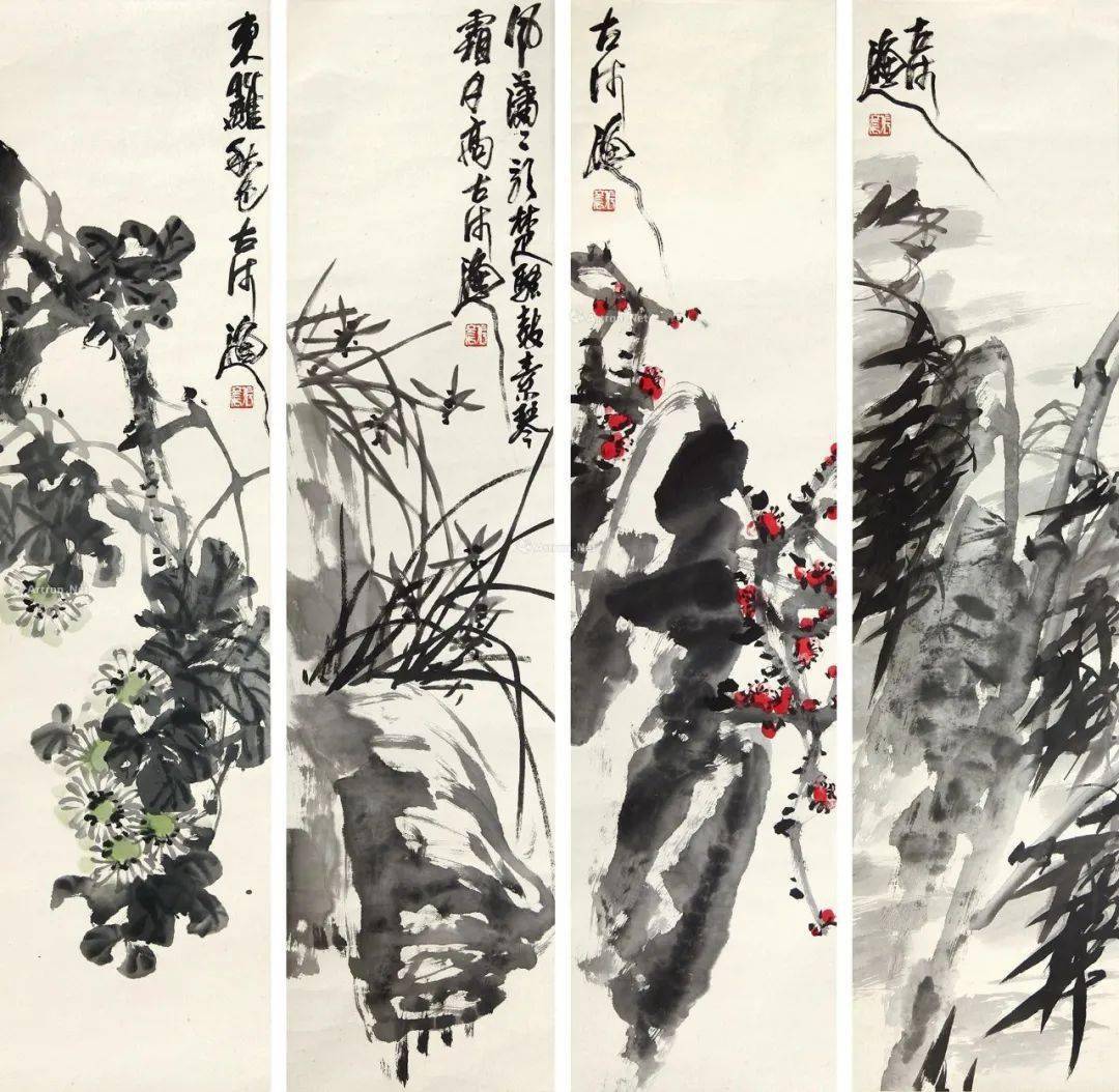 张立辰画好梅兰竹菊一通百通