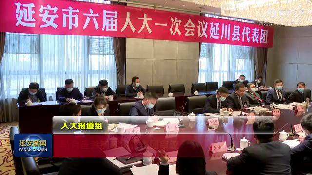 马月逢参加延川代表团审议