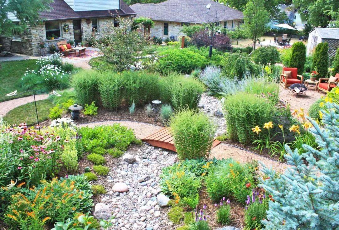 四季皆景的旱溪如何造?不妨来看看_石块_景观_植物