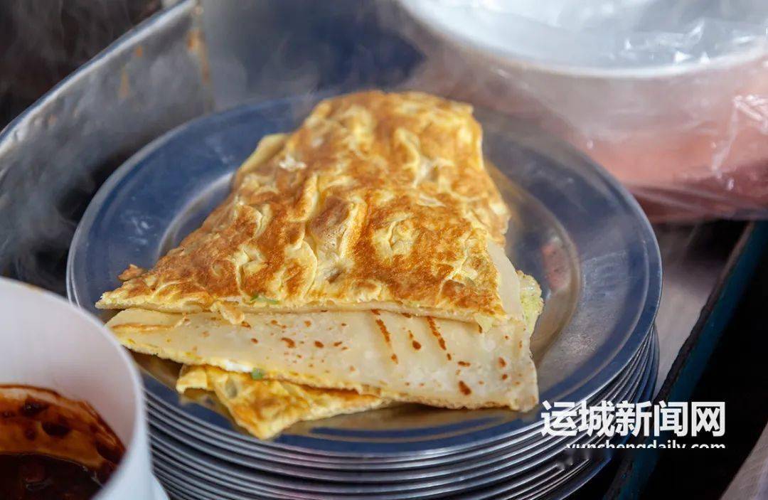 新绛美食热气溢香的鸡蛋璇子