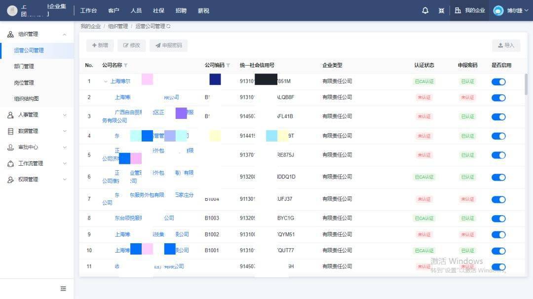 超级HR必备的数BOB全站字化人力资源工具——博尔捷DHRSaaS之组织管理(图3)