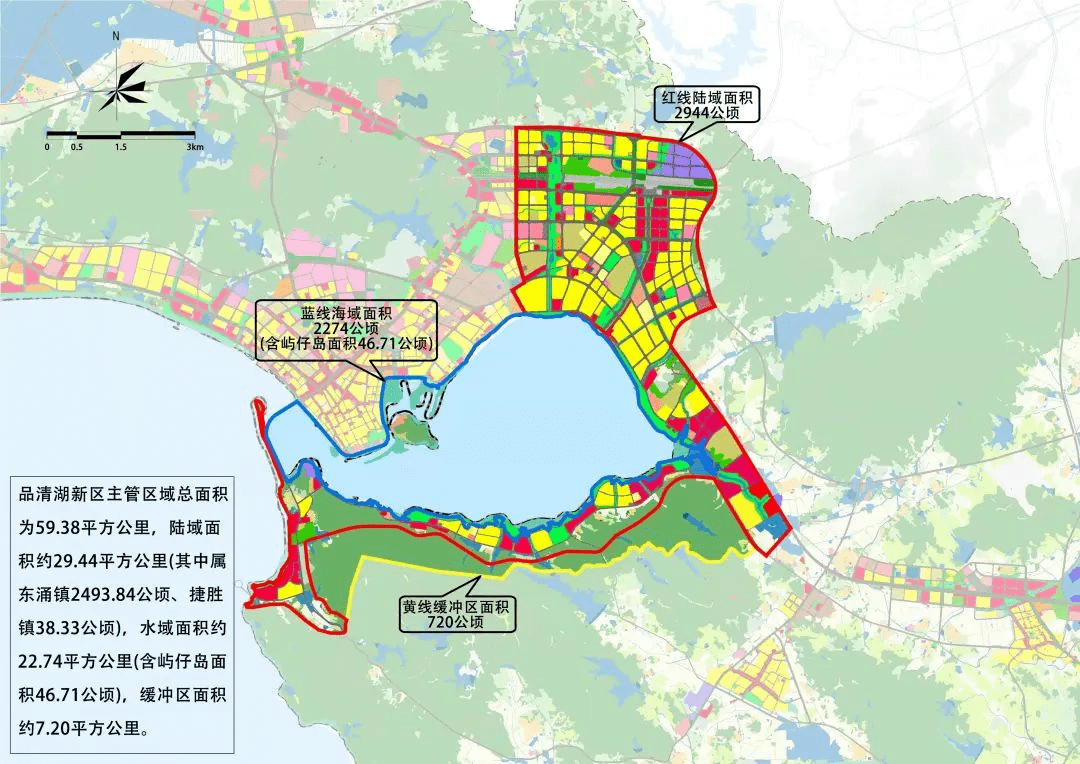 汕尾品清湖新区规划图图片