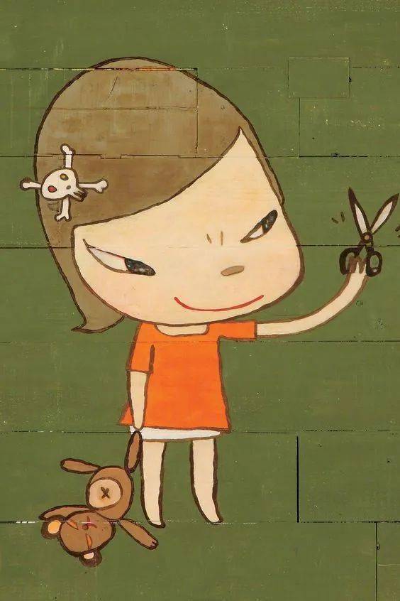 奈良美智 | 日本当代艺术顶流_展览_亚克力_cm