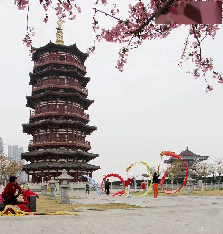 还原洛阳八小景再现武皇游春瀍壑朱樱掠影