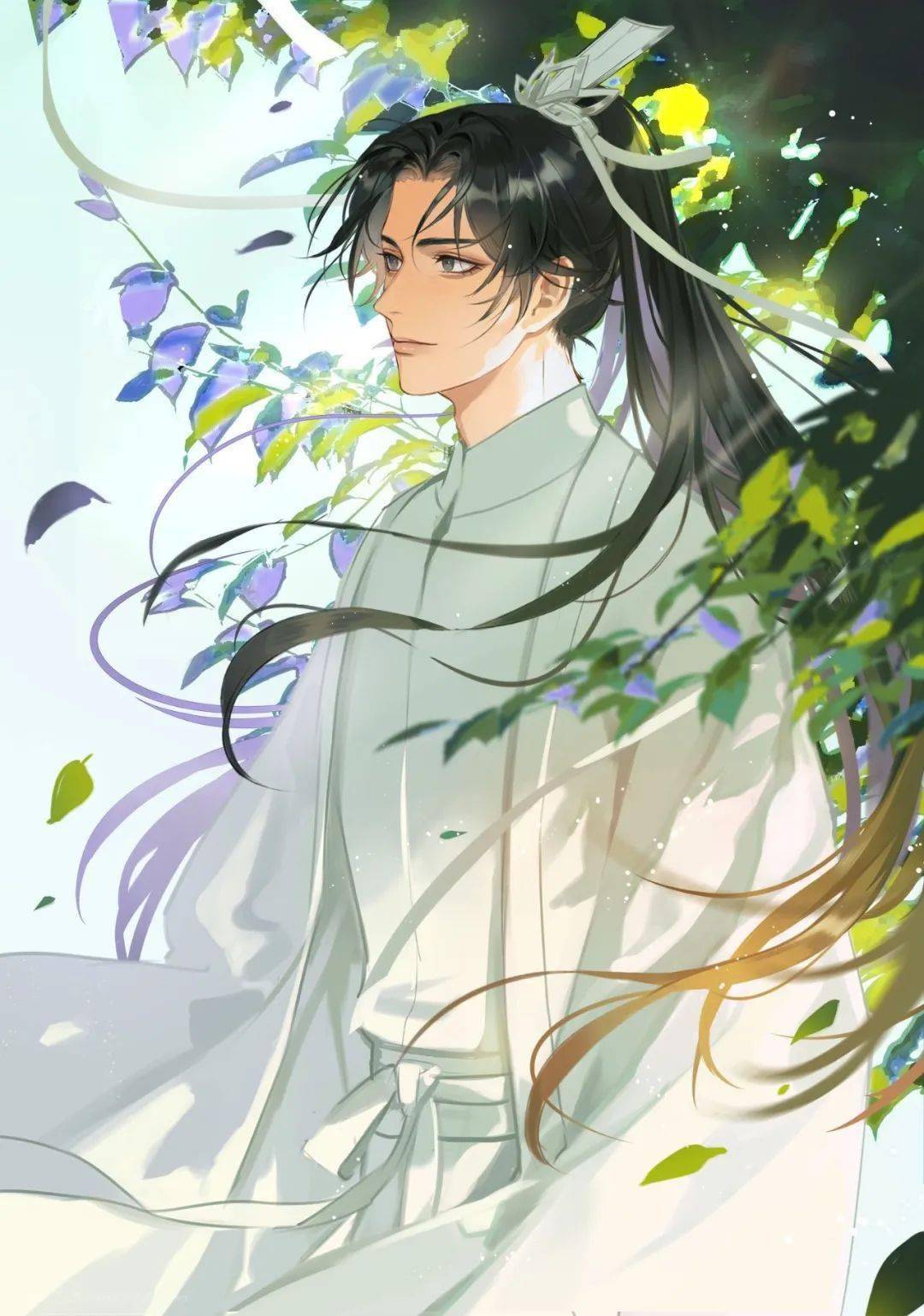 《二哈和他的白猫师尊》壁纸赏析:长阶血未尽,那是他带你回家的路