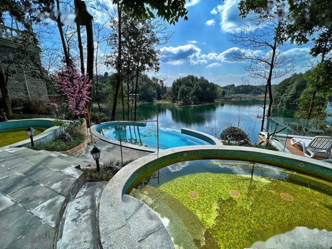 【内江船石湖豪生温泉酒店|周五不加收】悬崖温泉&小v农场&amp