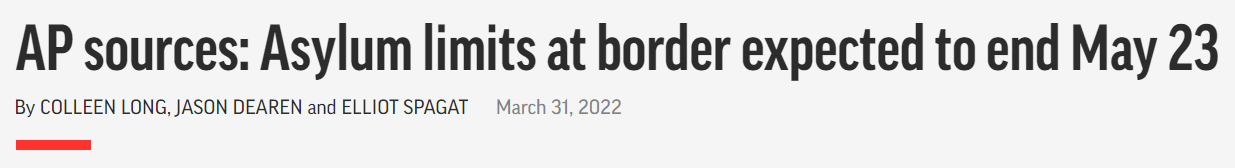 拜登计划在5月23日取消特朗普移民驱逐令，美官员：美墨边境每天将增加1.8万移民