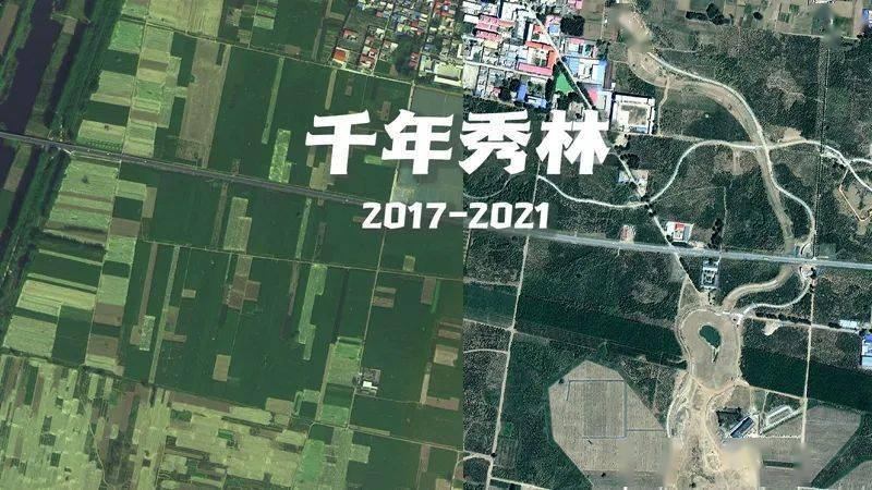 卫星视角下的千年秀林(来源:中国雄安官网)此外,通过"大数据 云计算"