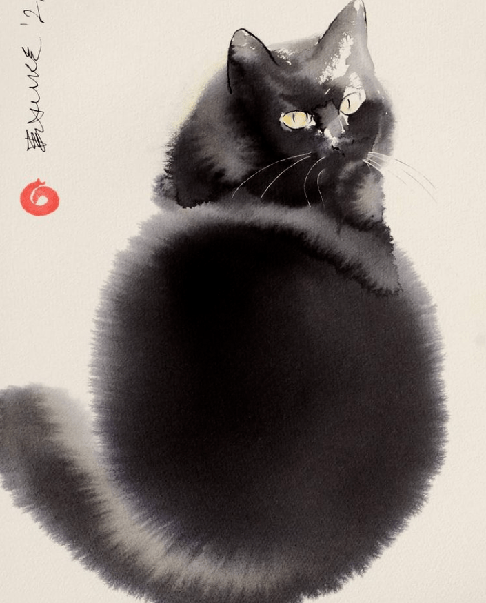 老外画水墨画,1笔10万,不信进来看