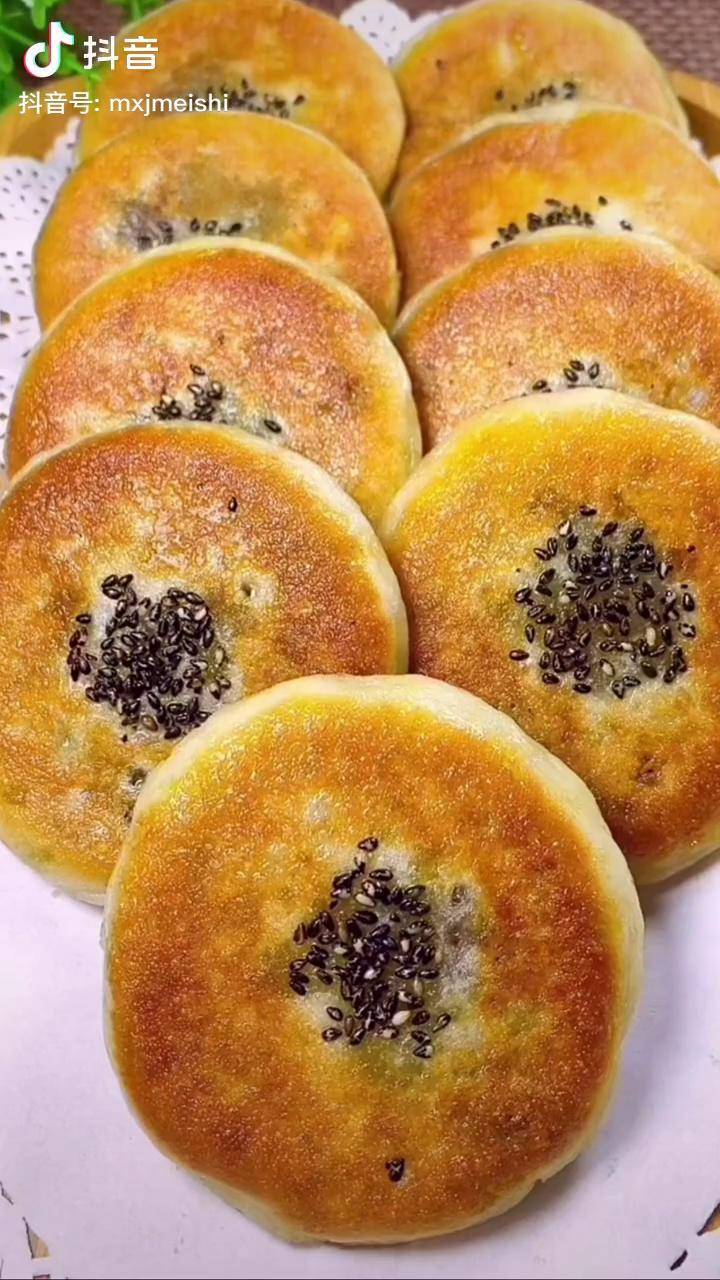 发面糯米豆沙饼您吃过吗美食教程