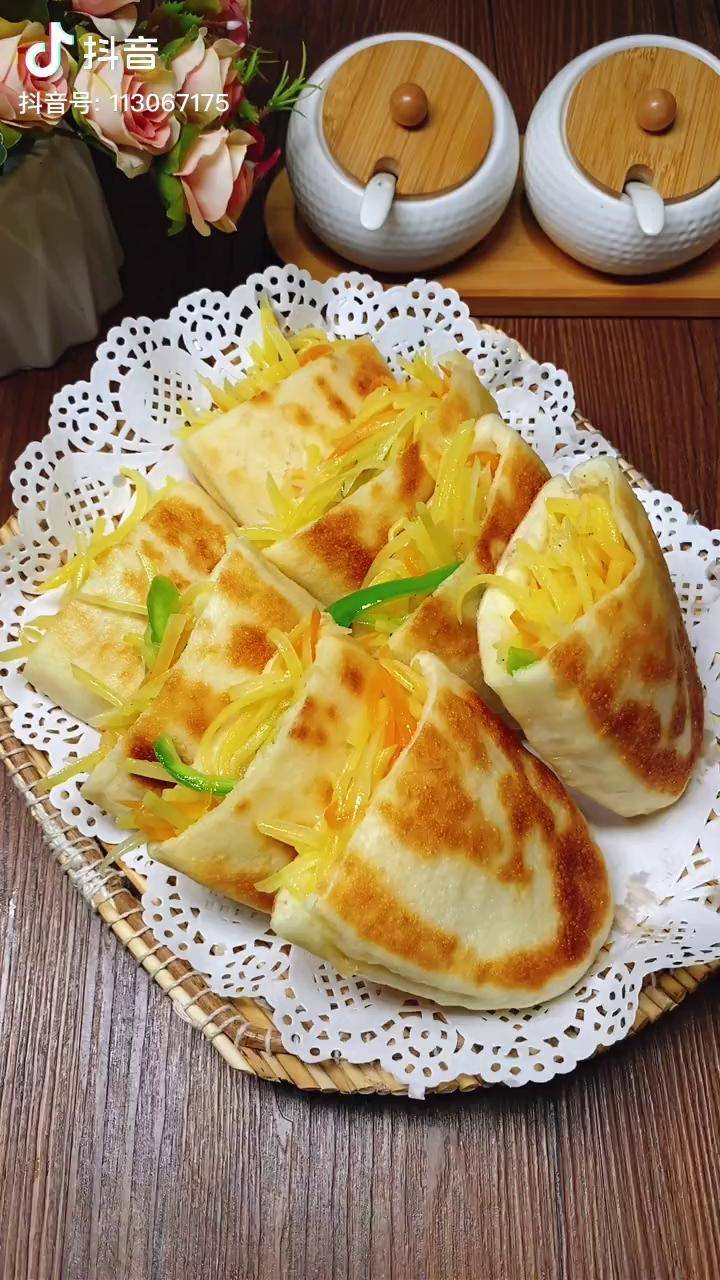 万能口袋饼夹啥都好吃的那种在家做美食自制美食