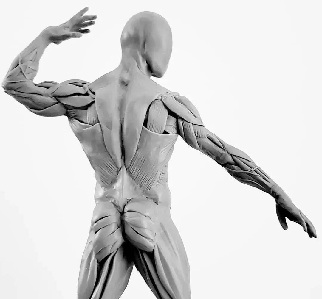 男人体雕塑的力量感bijan