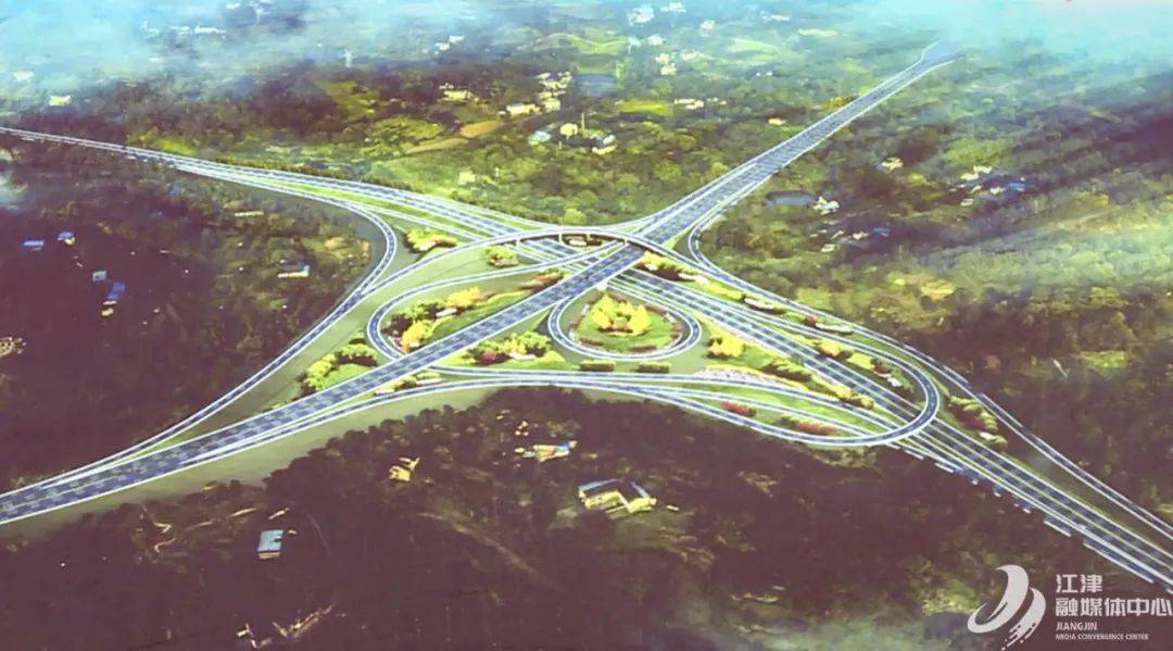 油溪吴滩设下道互通永津高速重要节点工程有新进展