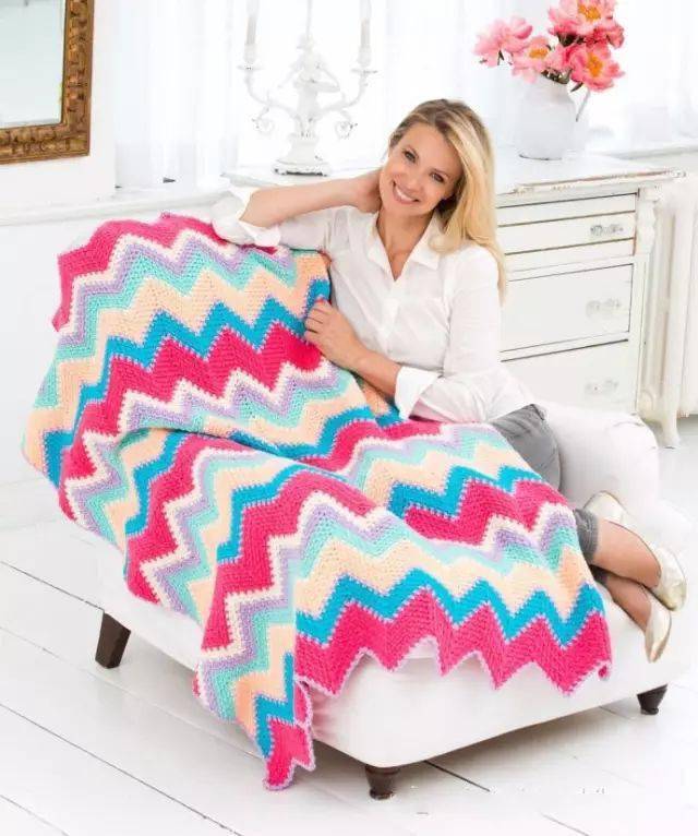 漂亮的钩编织毯子大集合