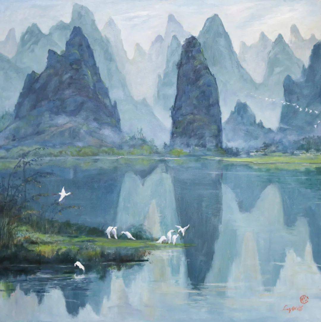 【桂林向您汇报(文旅篇)】龙家桓绘画作品展(二)
