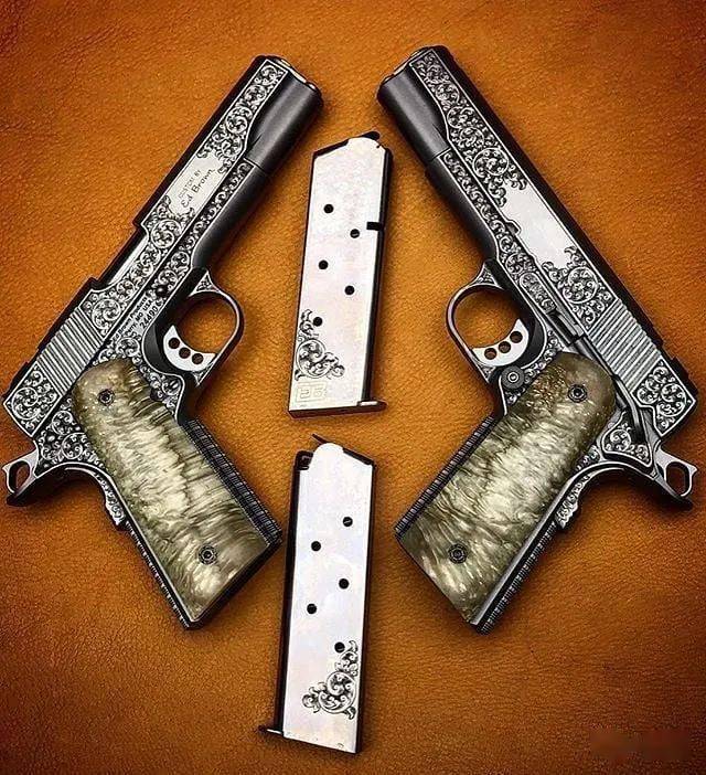 大气稳重edbrown家的1911手枪美图欣赏