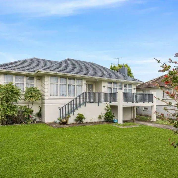 中区 Mount Roskill 3房 黄金拐角建地 weatherboard双层叠院 庭院开阔 带多种果树 成熟生活配套！_房屋