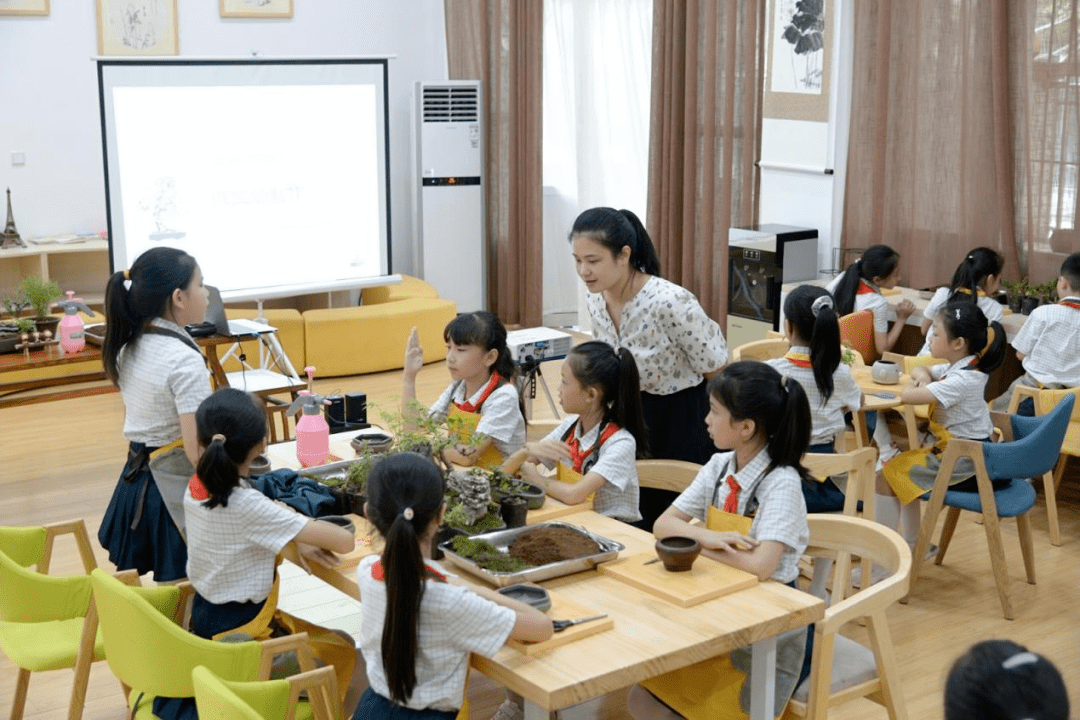 最美校园丨两江新区白马小学:沐浴春晖 静听生命拔节的声音