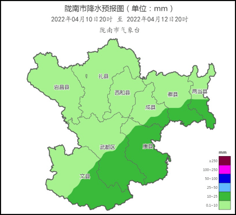 降雨降溫霜凍齊上線隴南接下來的天氣