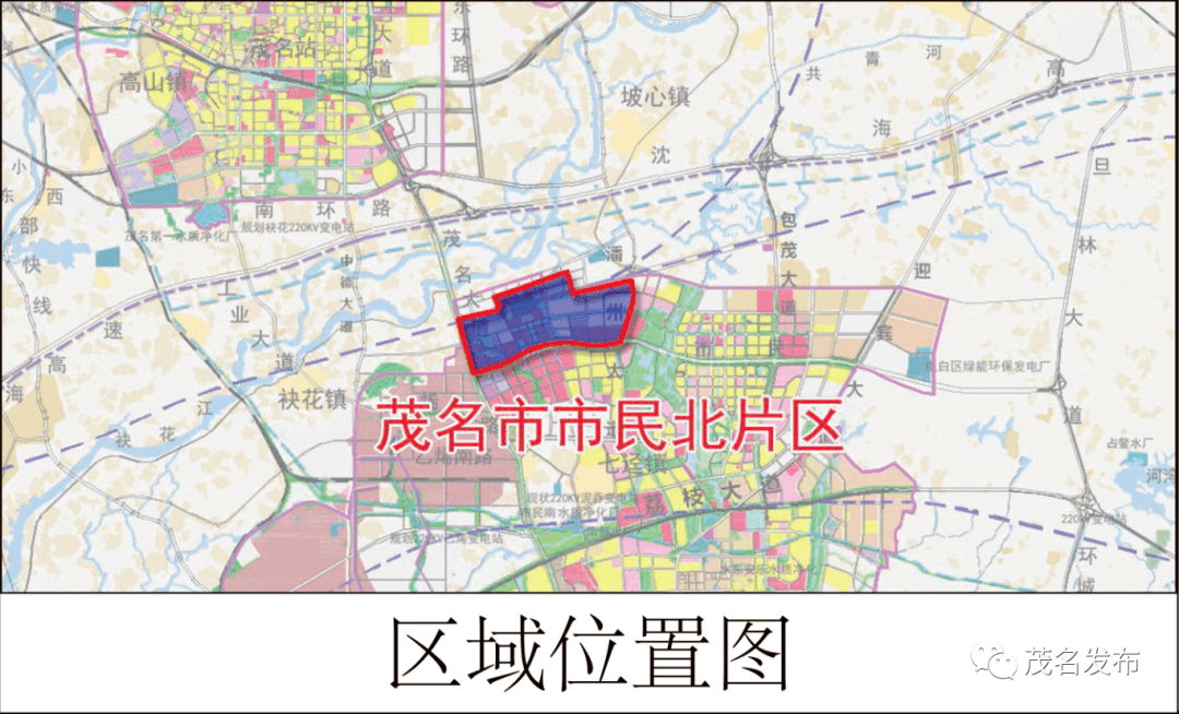 电白高铁新城规划出炉,规划图抢先看……_茂名市_大道_发展