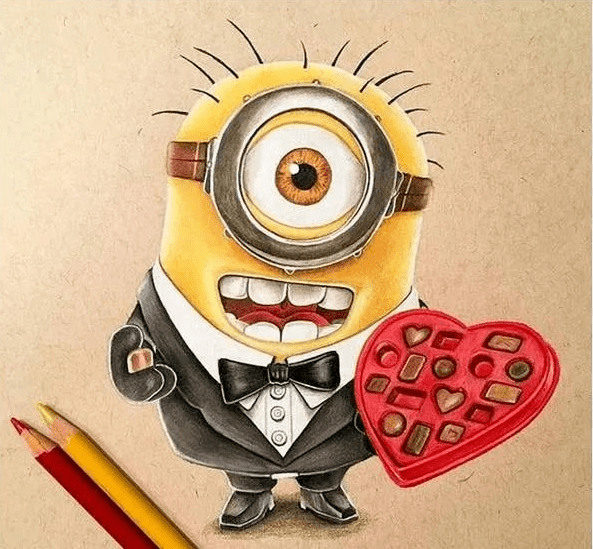 17张创意彩铅画都是临摹的好素材