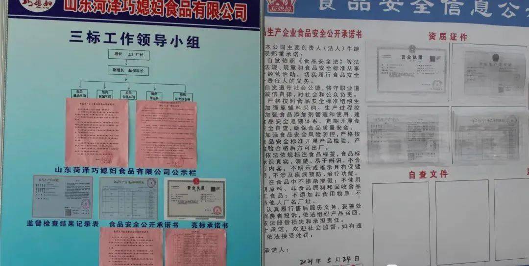 菏泽市食品安全"红黑榜"发布(食品生产企业篇④)