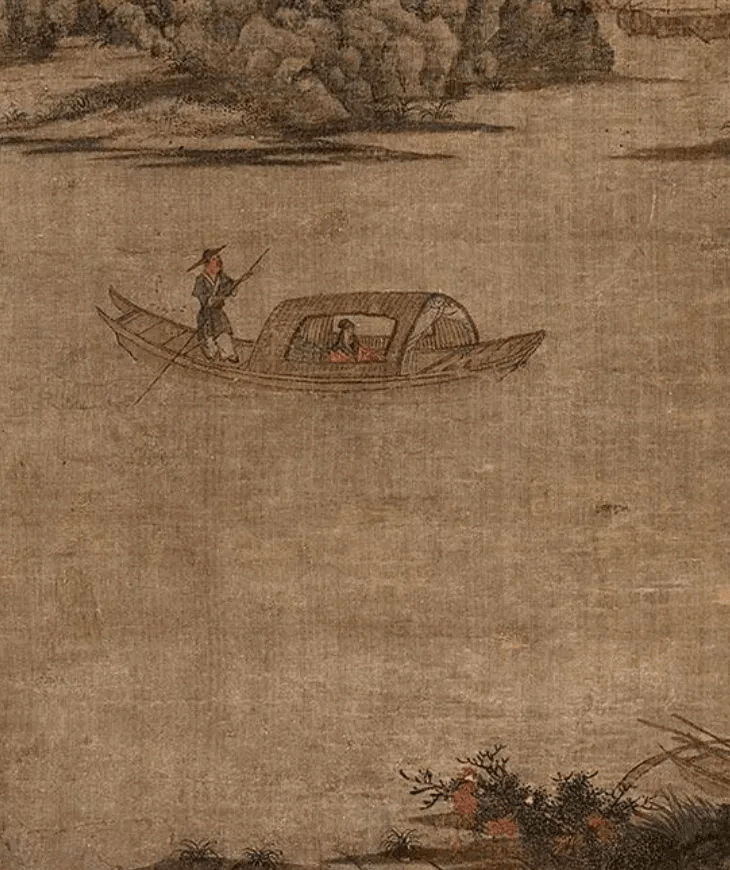 明文伯仁渔乐图