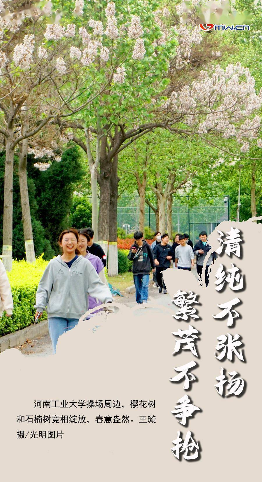 【组图海报】花开盛世：满园春色 各地高校尽显最美“花海”