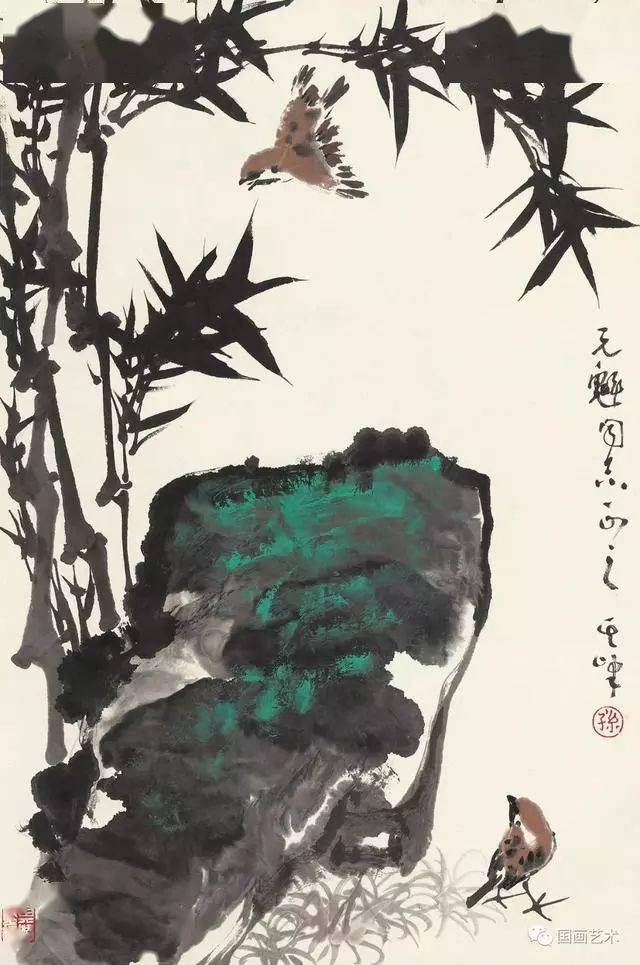 现当代名家孙其峰竹画欣赏