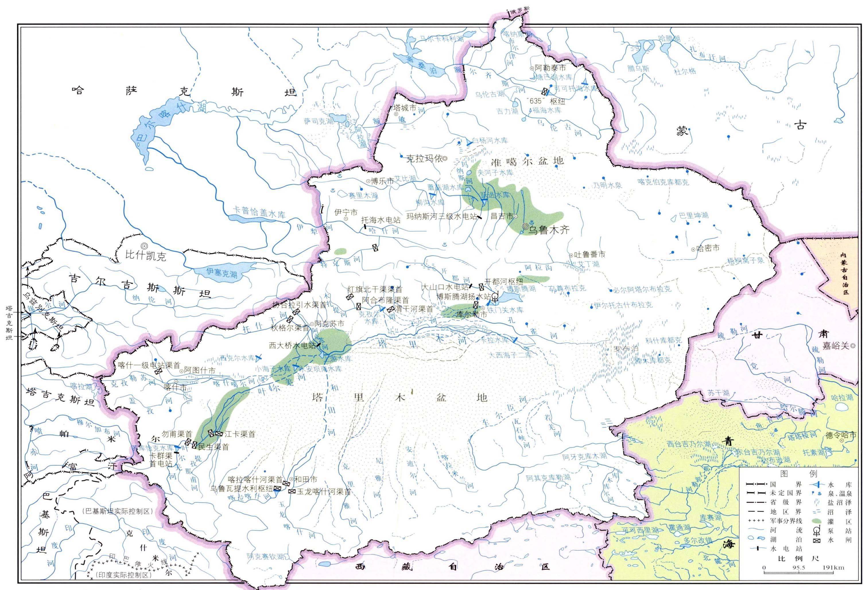 新疆胡杨林分布地图图片