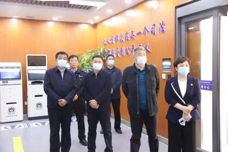 市委政法委常务副书记孙树军,通辽市委政法委副书记张显鹏来我市调研