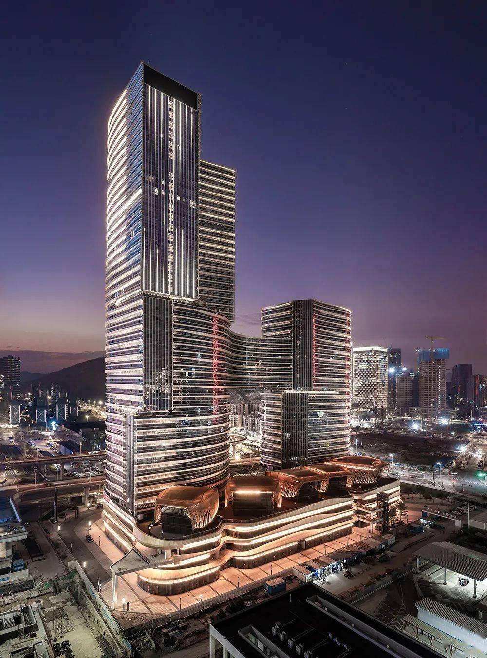 珠海横琴口岸新名片珠海横琴中冶61盛世国际广场aedas